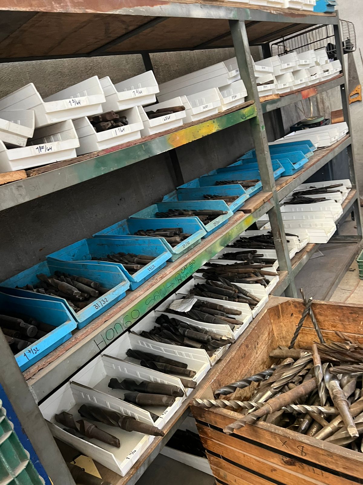 Lote 10 kg de brocas usadas a escoger 